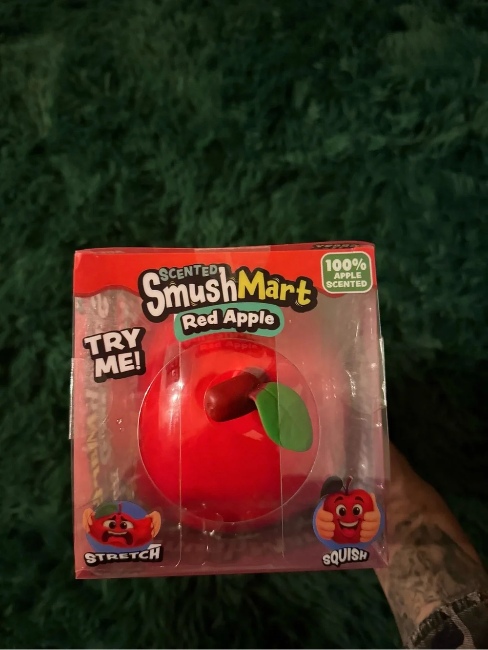 1 Smush Mart Red Apple Scented Squishy